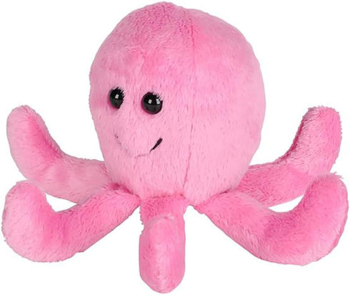 The Dreidel Company Plush Mighty Mights, 3.5" Inch Plush Stuffed, Super Soft and Cuddly Animal Toys, Classroom Decorations, Boys and Girls (Octopu...