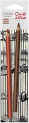 Conté à Paris Sketching Pencil - Sanguine/Sepia (Pack of 2), White...