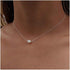 Boho Pearl Pendant Necklace Gold Floating Pearl Choker Necklace Minimalist Chain Bridal Necklace Jewelry for Women and Girls...