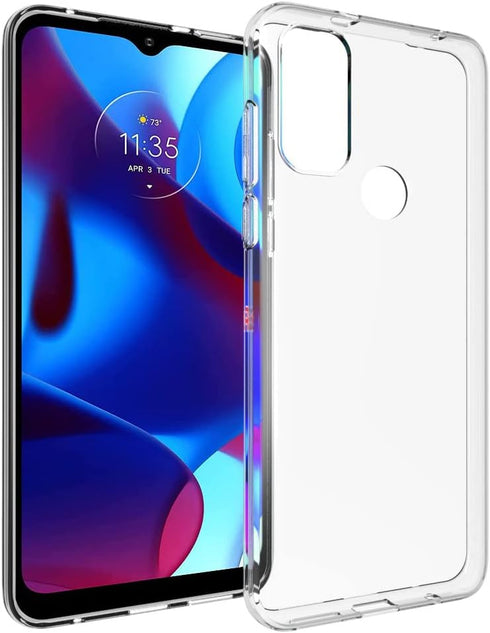 for Motorola G Pure Case Clear, Moto G Power 2022 / Moto G Play 2023 Case Soft Skin Slim Thin Flexible Silicone TPU Scratch Resistant Gel Shockpro...