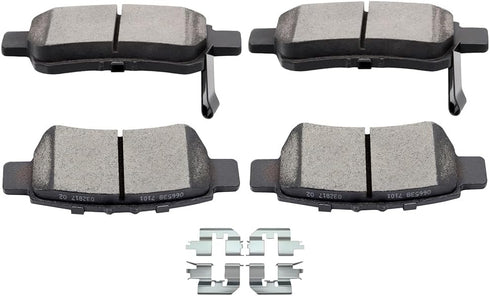 SCITOO Ceramic Brake Pads, 4pcs Rear Brake Pads Brakes Kits fit for 2005-2010 for Honda Odyssey...