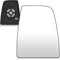 Passenger Right Side Upper Rear view Convex Heated Mirror Glass with Rear Holder fit for for 2015-2019 Ford Transit-150 250 350 HD Replacement for...