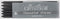 Soft Charcoal Integral Pencil, Grey, o 5.6 mm, 6 Pieces, Cretacolor, 26001...