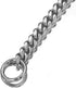 Heavy Duty Pet Collar, Wide 12/15/18mm Silver Dog Chain, Cuban Curb Link Dog Collar, Strong Stainless Steel Metal Chain for Dog - Shepherd Dog, La...