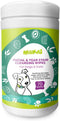 MOKAI Face and Eye Wipes for Dogs and Cats | Soft Fragrance-Free Formula Dog Face Wipes and Dog Eye Wipes Great for Cleansing Wrinkles Removing Sa...