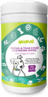MOKAI Face and Eye Wipes for Dogs and Cats | Soft Fragrance-Free Formula Dog Face Wipes and Dog Eye Wipes Great for Cleansing Wrinkles Removing Sa...