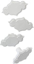 PME Creative Plaque Plain Border Inserts, Set of 4...