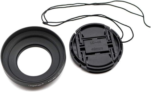 Camera Metal Lens Hood Filter Protector for Canon Power Shot G1X Mark III Replaces LH-DC110 with 49mm Cap...