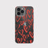Blingy's Compatible for iPhone 13 Pro Max Case (6.7 inch), Women Girls Lovely Red Hearts Style Fashionable Art Design Transparent Soft TPU Protect...