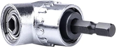 OriGlam 105 Degrees Right Angle Driver, Angle Extension Power Screwdriver Drill Attachment, 1/4 inch Drill Bits Screwdriver Socket Holder...