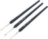 3 PCS Wolf Hair Set Detail Art Painting Miniatures Acrylic Watercolor Oil Paint (000 + 00 + 0) As Shown...