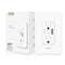 MOES WiFi Smart Wall Outlet,15A Divided Control 2 in Wall Socket with USB Interface,Smart Life/Tuya APP Remote Control Compatible with Alexa and G...