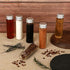 TOBWOLF 12PCS 50ml / 1.7oz Glass Spice Jars, Transparent Spice Containers with Aluminum Lids, Seasoning Storage Bottle Spice Bottles, Glass Season...
