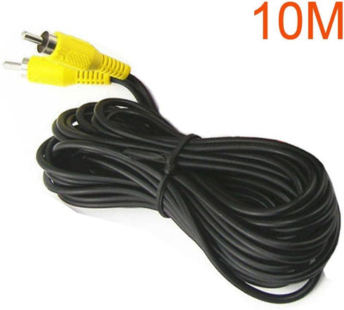 30FT 10M RCA to RCA AV Reverse Rear View Parking Camera Video Extension Cable for Long Truck Bus...