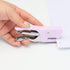 Purple Plier Stapler with #10 Staples Set, Cute Manual Stapler with 1000 No.10 Rose Gold Staples for Office and Home Desk Accessories Supplies (Pu...