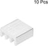 uxcell Electronics Cooler Heatsink for MOS GPU IC Chip Silver 7 x 7 x 3 mm 10pcs...