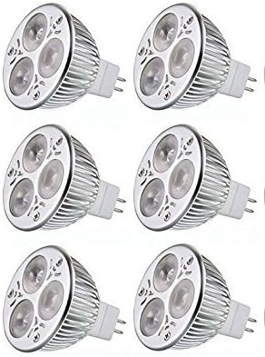 CTKcom MR16 3W LED Bulb(6 Pack)-Warm White 2700K LED Bulbs 35W Halogen Equivalent Ultra Bright 60 Degree Beam Angle Recessed Track Light Landscape...