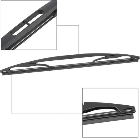 X AUTOHAUX Rear Windshield Wiper Blade Arm Set for Buick Enclave 2008-2017 - 310mm 12inch...