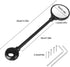 AtfArt Bike Mirror Handlebar Mount HD Bike Rear View Mirror Bicycle Mirrors for Handlebars Adjustable Rotatable Bike Mirrors Ride Safely (A-2 Pcs ...