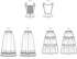 McCall's Misses' Top and Skirts Sewing Pattern Kit by Laura Ashley, Design Code M8306, Sizes 6-8-10-12-14...