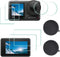 Screen Protector for DJI OSMO Action 4 Camera + Silicone Lens cap Cover, 0.3mm 9H Hardness Tempered Glass Protector, Anti-Scrach Anti-Fingerprint ...