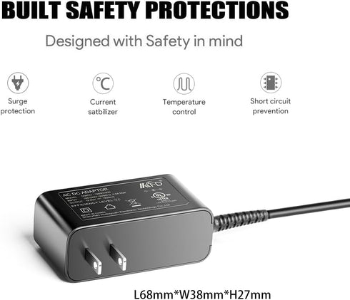 KFD 19V AC DC Adapter for Libratone Zipp 1 2 Portable Bluetooth Speaker Libratone Zipp Mini 1 2 Wireless Speaker Ember Charging Coaster Ember Temp...