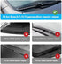 ASLAM Wiper Blade Refills 6mm for Frameless Windshield Wipers 32",Cut to Size(Set of 4)...