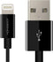 HomeSpot 8pin Cable Fast Charging USB Power Charge & Sync Cable Cord for Smartphones & Tablets Black 1 Pack...