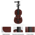 Zerodeko 8 Set of Mini Violin Miniature Musical Instruments Dollhouse Accessories Tiny Violin Model Desktop Decorations Party Favors for Kids Adul...