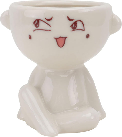 Cute Succulent Garden Pots Ceramic: Succulent Plant Pot Small Flower Planter Flower Head Planters Flower Pots Plant Pots for Outdoor Garden Home P...