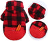 Big Dog Winter Coat Pet Plaid Hoodie Jacket Reversible Vest Cold Weather Dog Cat Clothes Pet Apparel for Medium Large Dogs Labrador Clothing (XX-L...