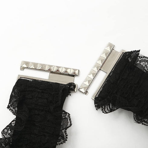 Women Elastic Wide Belt Lace Stretchy Wide Waist Dress Belt Fashion Cinch Stretch Waistband Retro Trendy Ladies Belt Black Wrap Waist Belt, 63x8cm...