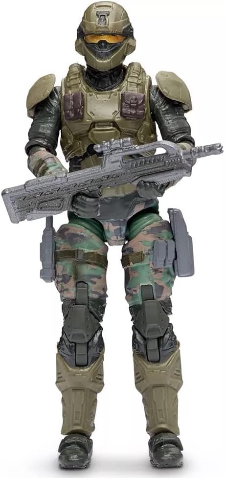Halo Infinite: World of Halo USNC Marine with Battle Rifle & Grunt Conscript with Needler Figures...