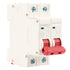 DC Miniature Circuit Breaker, 500V 16A 2P Leakage Protection Air Switch OverCurrent Tripping Device DZ47-63Z...
