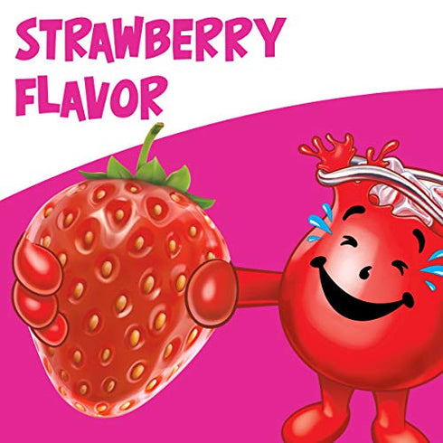 Kool-Aid Unsweetened Strawberry Artificially Flavored Powdered Soft Drink Mix, 0.14 oz Packet (Pack of 15)...