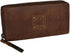 STS Ranchwear Women's Distressed Brown Leather Baroness Bi-fold Zip Wallet...