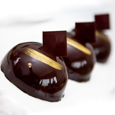 homEdge Semi Sphere Silicone Mold, 4 Packs Baking Mold for Making Hot Chocolate Bomb, Cake, Jelly, Dome Mousse - Diameter-2"...
