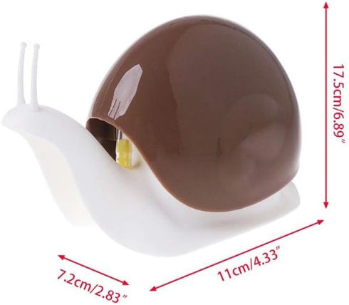 Cute Snail Soap Dispenser for Kitchen Bathroom etc. (120ML) (Brown)...