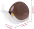 Cute Snail Soap Dispenser for Kitchen Bathroom etc. (120ML) (Brown)...