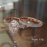 Classic Pear Shaped Water Drop Zircon Engagement Ring Fashion Ladies Trend Ring Set (6)...