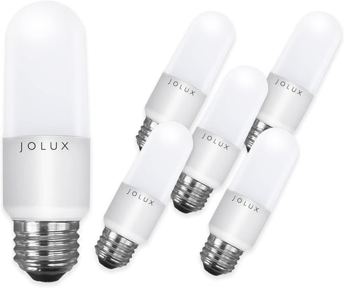 LED Stick Light Bulbs, Enclosed Fixture Rated,60W Equivalent, 5000K Daylight, 800 Lumen,Medium Screw Base E26 led Bulbs,Non-Dimmable,6 Count (Pack...