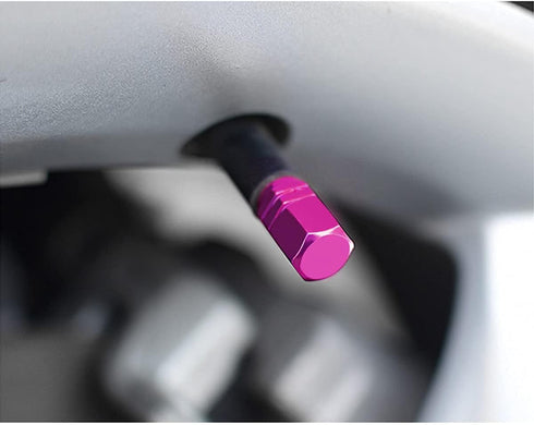 4 PCS Tire Stem Valve Caps Wheel Valve Covers Car Dustproof Tire Cap, Leak-Proof Air Protection Fits Cars, Trucks, Bikes, Motorcycles, Bicycles, H...