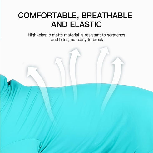 Dog Onesie Prevent Shedding Hair Surgery Recovery Suit Pets Bodysuit Sport Shirt Reduce Anxiety Jump (XS, Lake Blue)...