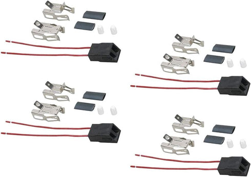 Repairwares Stove Heating Element/Surface Burner Receptacle Kit 330031 RR117 RR109 5301167733 5303935058 WB17X210 12001673 WB17X5088 (4 Pack)