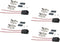 Repairwares Stove Heating Element/Surface Burner Receptacle Kit 330031 RR117 RR109 5301167733 5303935058 WB17X210 12001673 WB17X5088 (4 Pack)