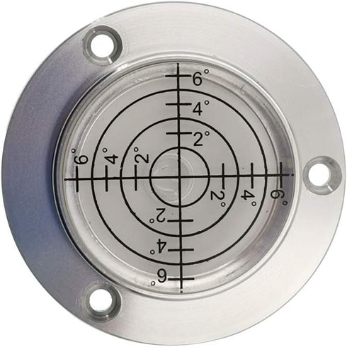 50X11.5mm Scale and with hole Aluminum Alloy Circular Bubble Level High Precision Level Instrument Spirit Level Measuring Device (Magnetic)...