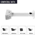 Surveillance Security Camera Mount Bracket, Adjustable Universal Camera Wall Bracket for CCTV Security Cameras/IP Cameras/Dome Camera with T Shape...