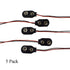 I Type 9V Battery Buckle Snap Connector 15cm Clip Tight Pre Stripped Ends Easy to Solder Access Better Leather Housing 2 Straight Long Cable Wires...