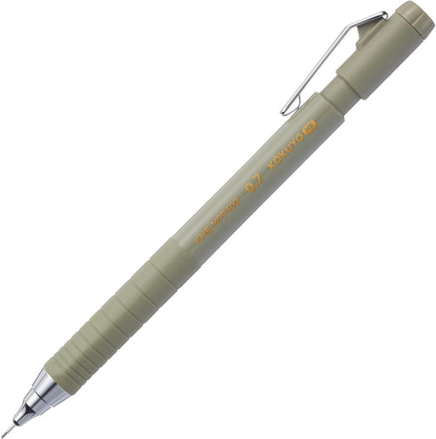 KOKUYO Me Mechanical Pencil with Erasers, Sharp Pencil, 0.7 mm, Dusty Olive, Japan Import. (KME-MPP402MG-1P)...
