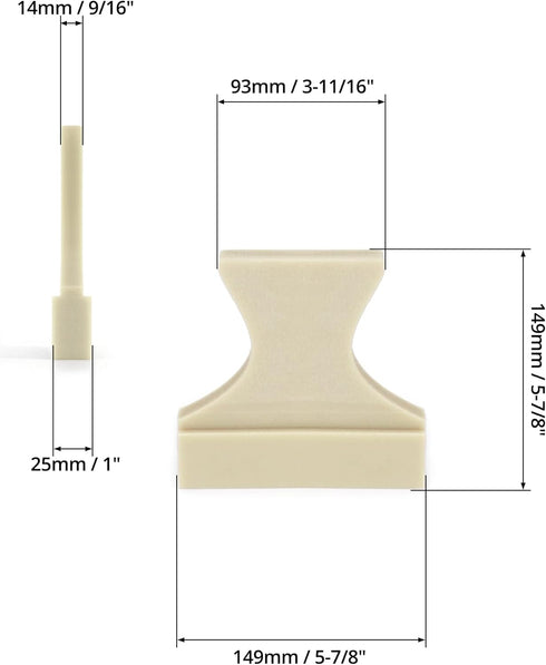 QWORK Tapping Block for Laminate and Wood Floor Installation, Floor Installation Tools, Woodworking Tapping Blocks, Wood Laminate Plank, Large...